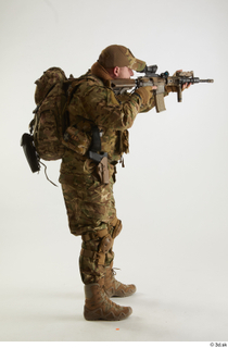 Luis Donovan Soldier Aiming Gun Pose 2 aiming gun standing…